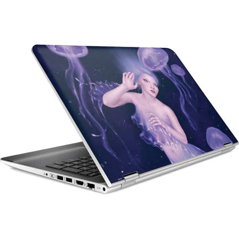 Rachel Anderson Mermaid and Jellyfish HP Pavilion Skin